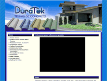 Tablet Screenshot of duratek.com.br